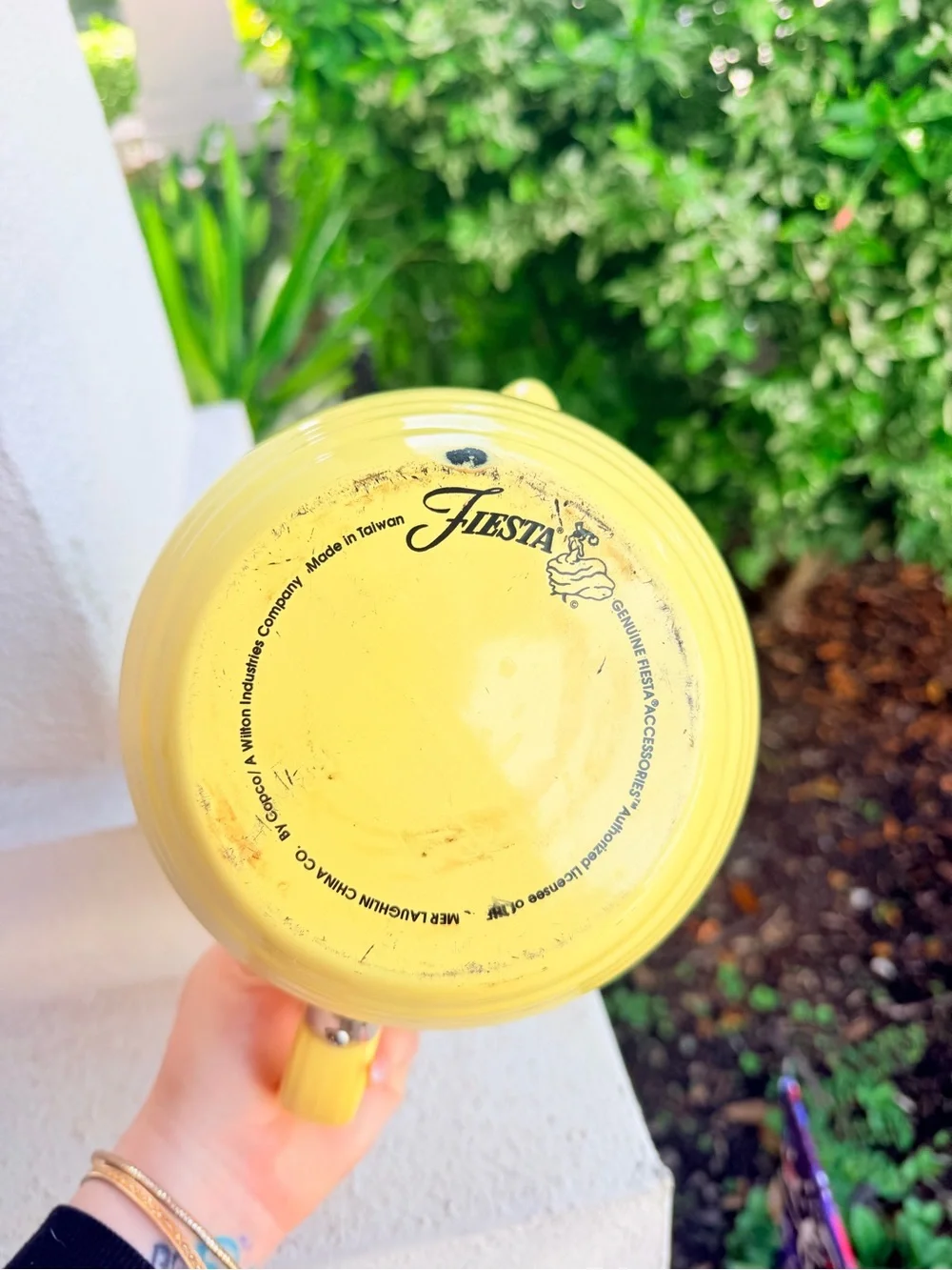 Vintage Fiesta Copco Yellow Enamel Tea Kettle Genuine Fiesta Accessories 1990s